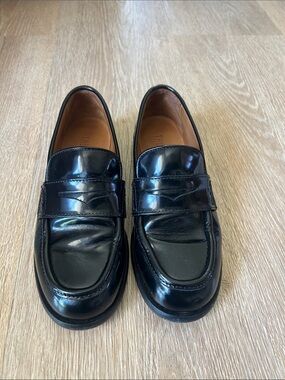 Thursday Boot Company Black Patent Penny Loafers